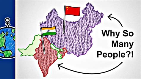 why are there so many people in china and india